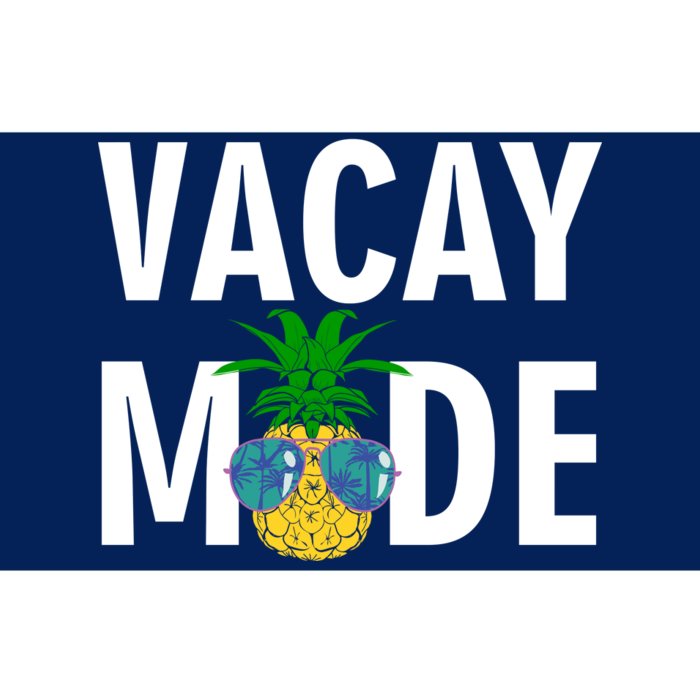 Vacay Mode Cool Pineapple Shades Bumper Sticker