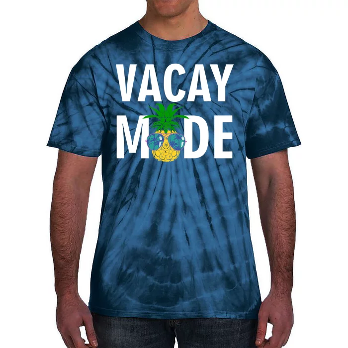 Vacay Mode Cool Pineapple Shades Tie-Dye T-Shirt