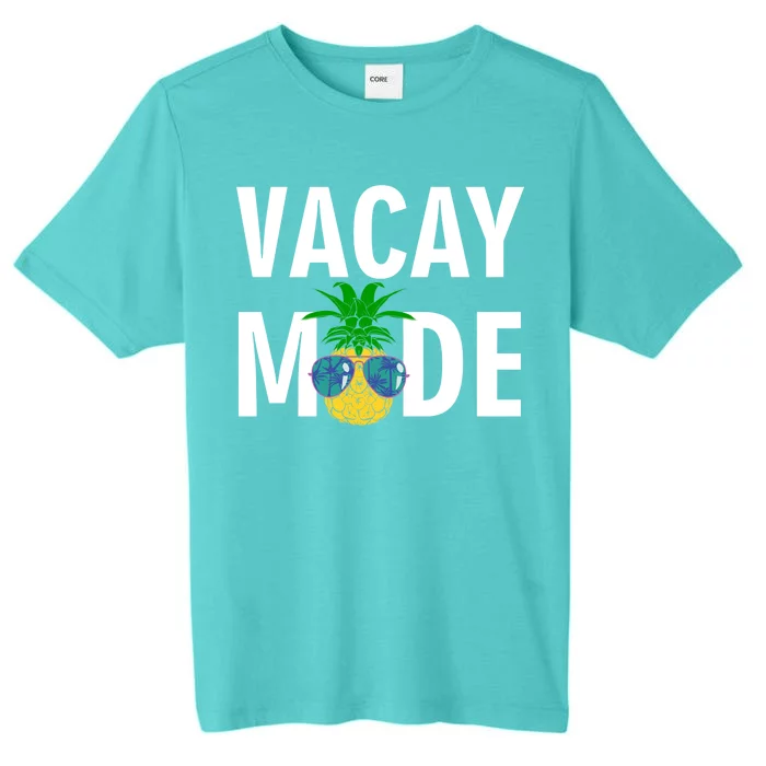 Vacay Mode Cool Pineapple Shades ChromaSoft Performance T-Shirt