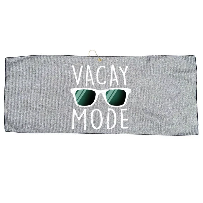 Vacay Mode Cool Shades Large Microfiber Waffle Golf Towel