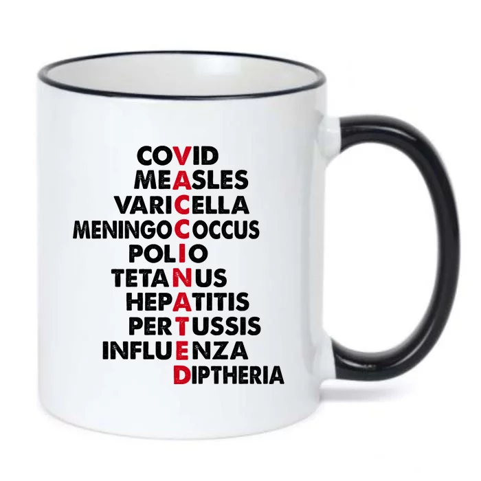 Vaccinated Black Color Changing Mug