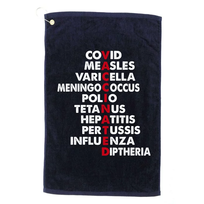 Vaccinated & Intoxicated Pinata Platinum Collection Golf Towel