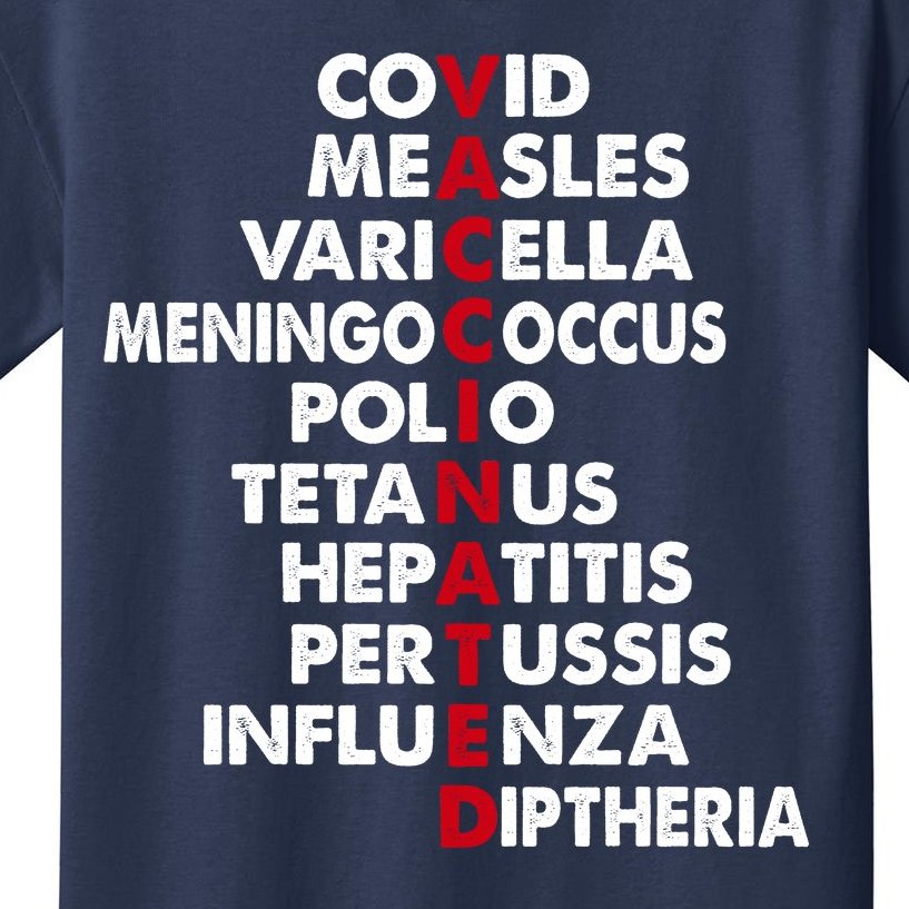 Vaccinated & Intoxicated Pinata Kids T-Shirt