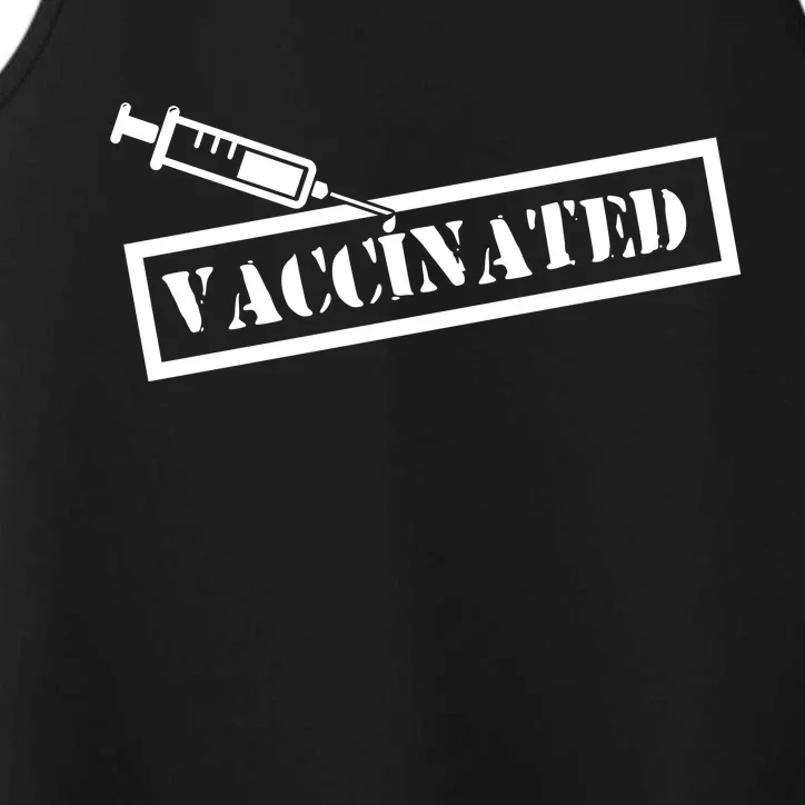 Vaccinated Label Performance Tank