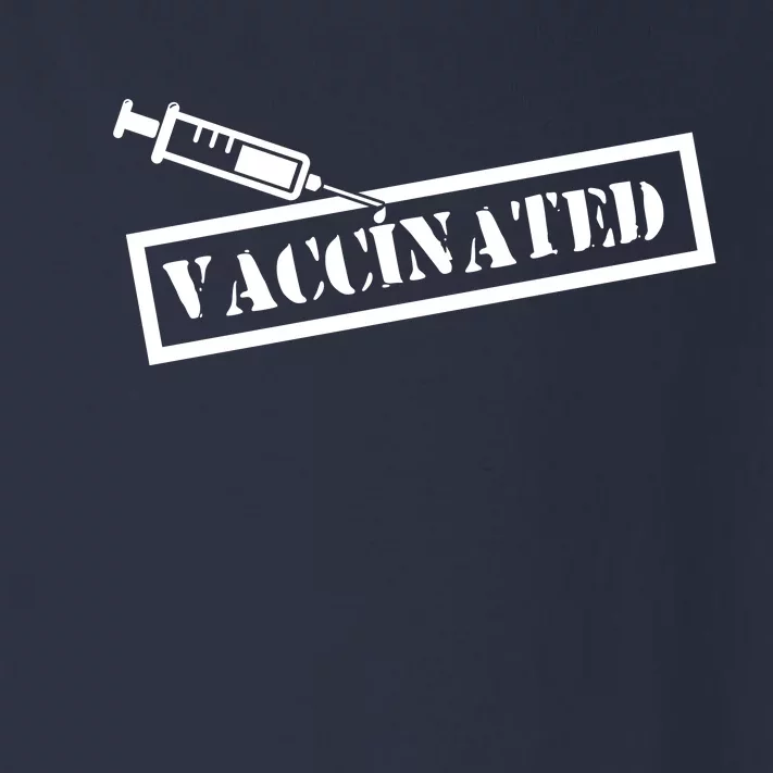 Vaccinated Label Toddler Long Sleeve Shirt