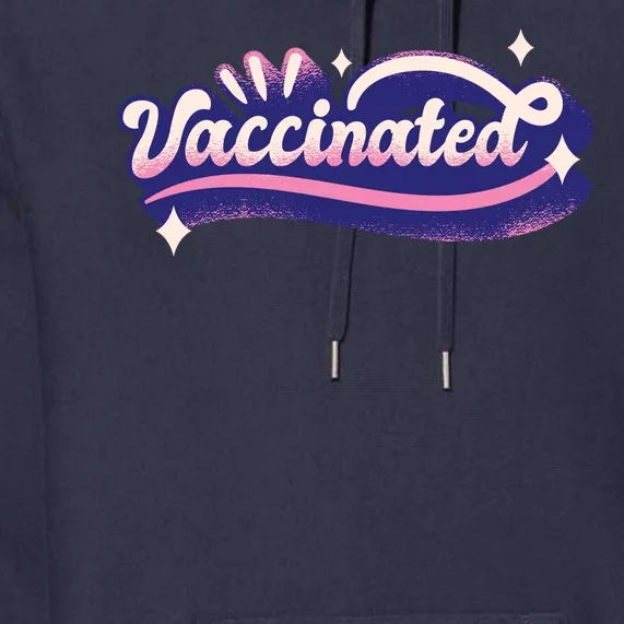 Vaccinated Sparkle Premium Hoodie