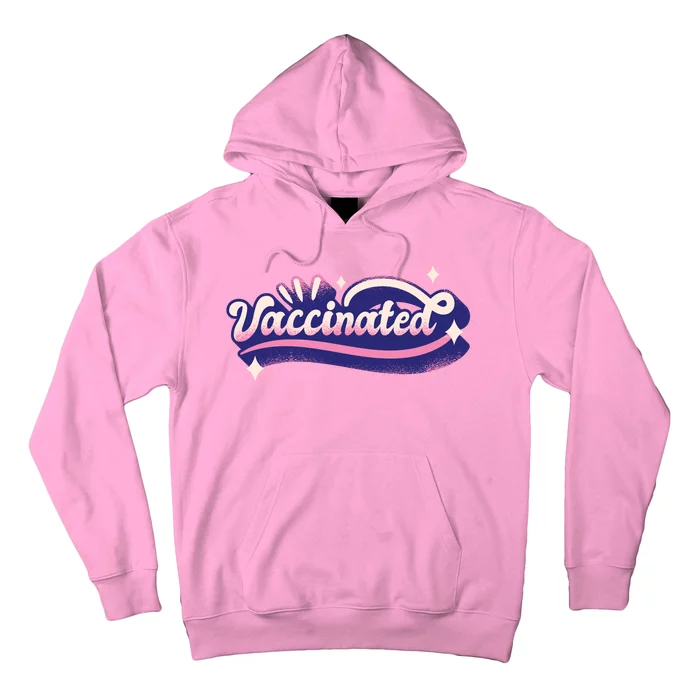 Vaccinated Sparkle Hoodie