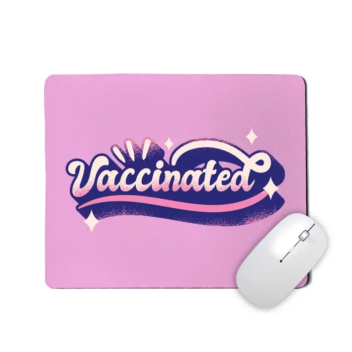 Vaccinated Sparkle Mousepad