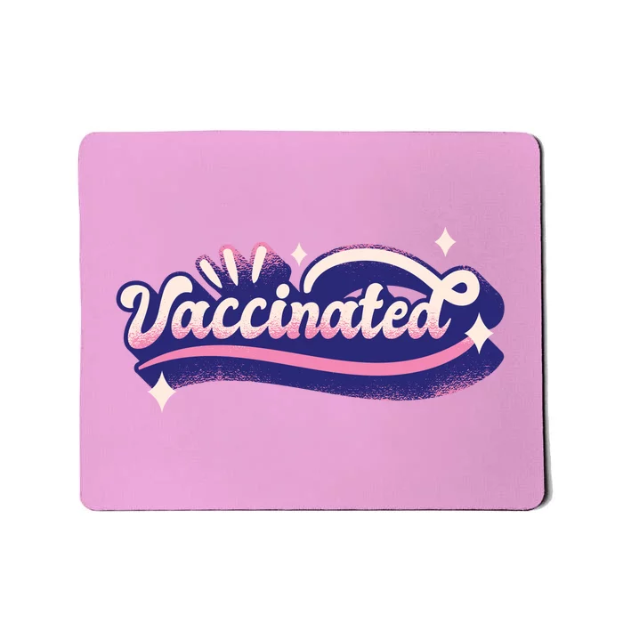 Vaccinated Sparkle Mousepad