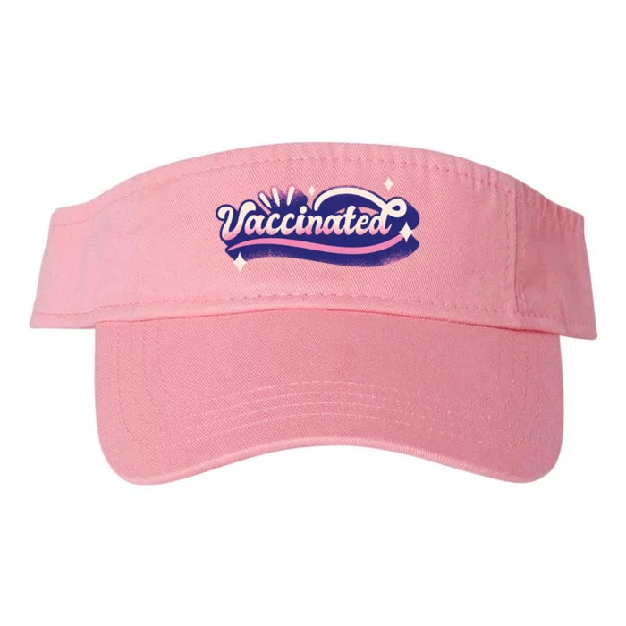 Vaccinated Sparkle Valucap Bio-Washed Visor