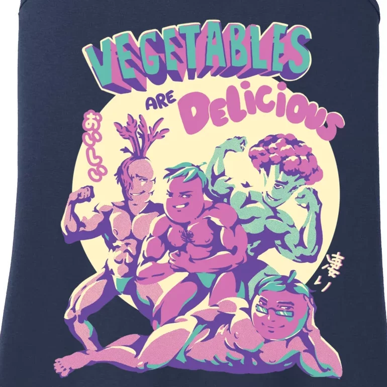 Vegetables Are Delicious Ladies Essential Tank