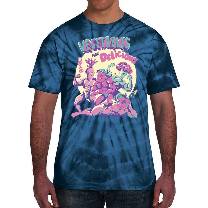 Vegetables Are Delicious Tie-Dye T-Shirt