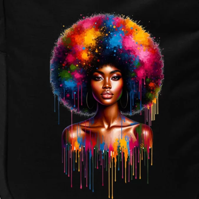 Vibrant Afro Dripping Junenth Black Freedom Black History Gift Impact Tech Backpack