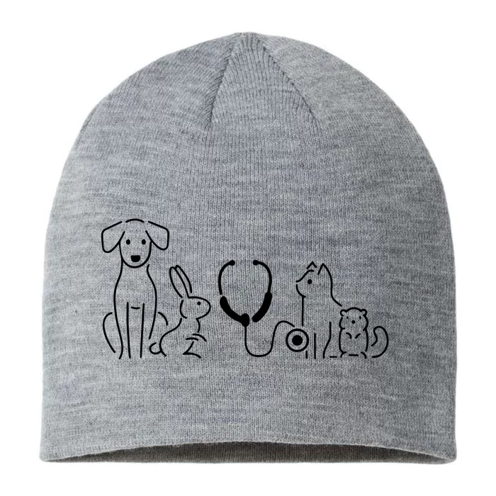 Veterinarian Animal Doctor 8 1/2in Sustainable Knit Beanie