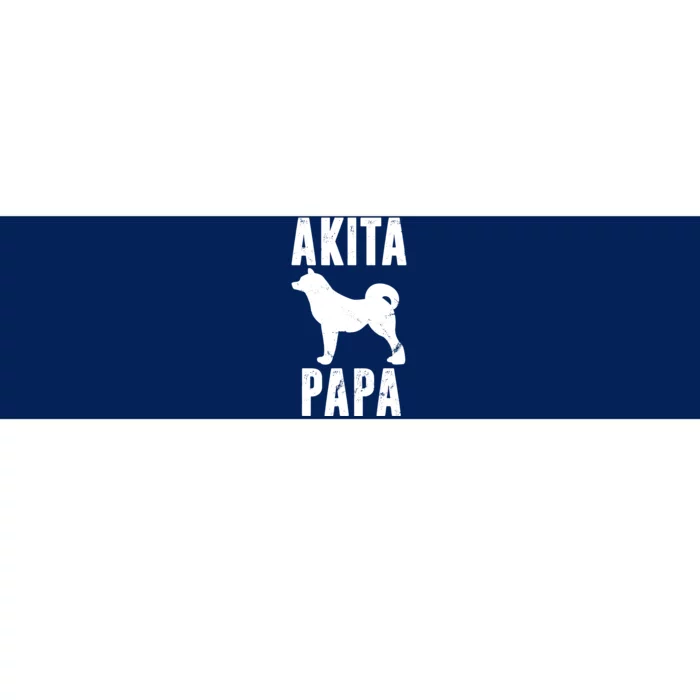 Vintage Akita Dad Gift Akita Father Dog Papa Pet Lover Bumper Sticker