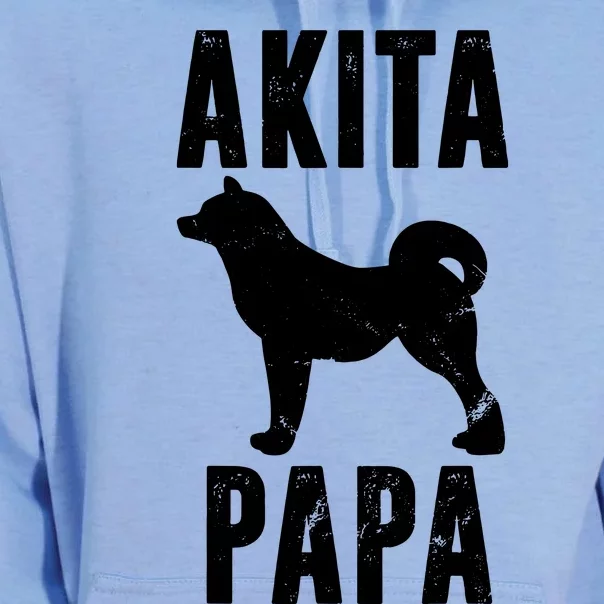 Vintage Akita Dad Gift Akita Father Dog Papa Pet Lover Unisex Surf Hoodie