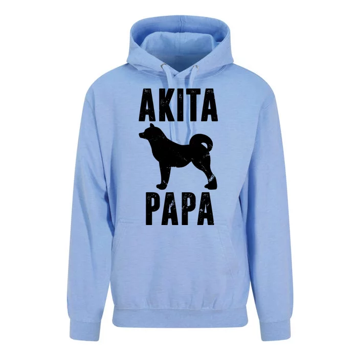 Vintage Akita Dad Gift Akita Father Dog Papa Pet Lover Unisex Surf Hoodie