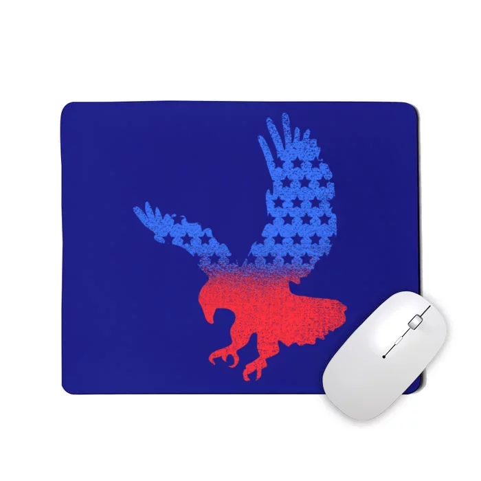 Vintage American Eagle Usa Patriotic Flag Cute Gift Sweater Mousepad