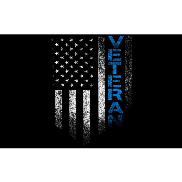 Veteran American Flag Bumper Sticker