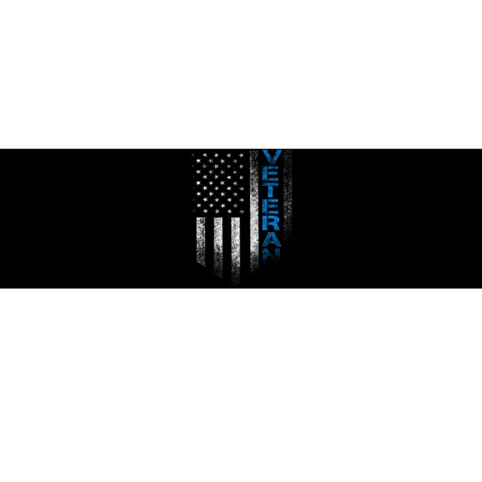 Veteran American Flag Bumper Sticker