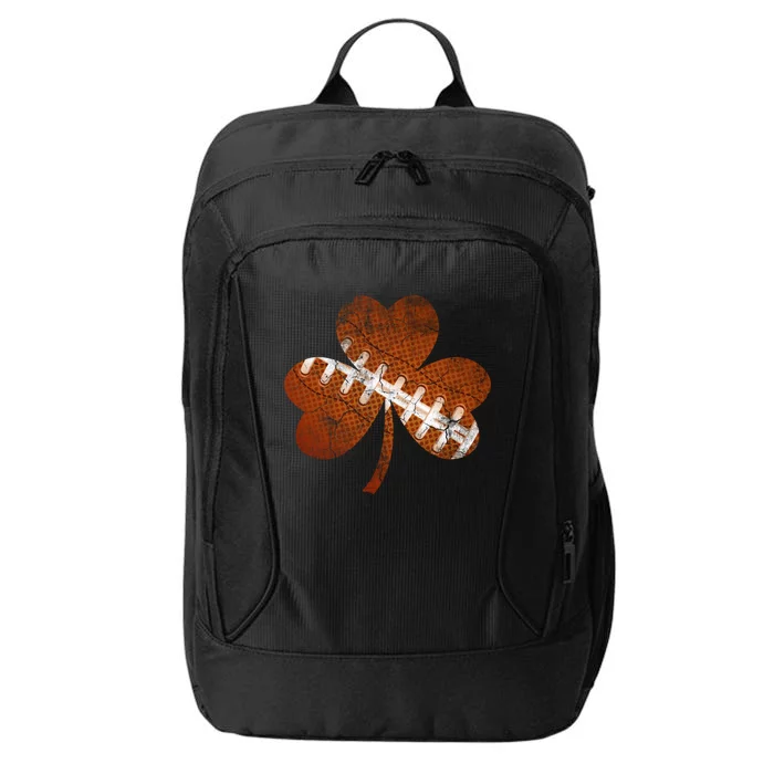 Vintage American Football St Patricks Day Sports Player Cute Gift City Backpack