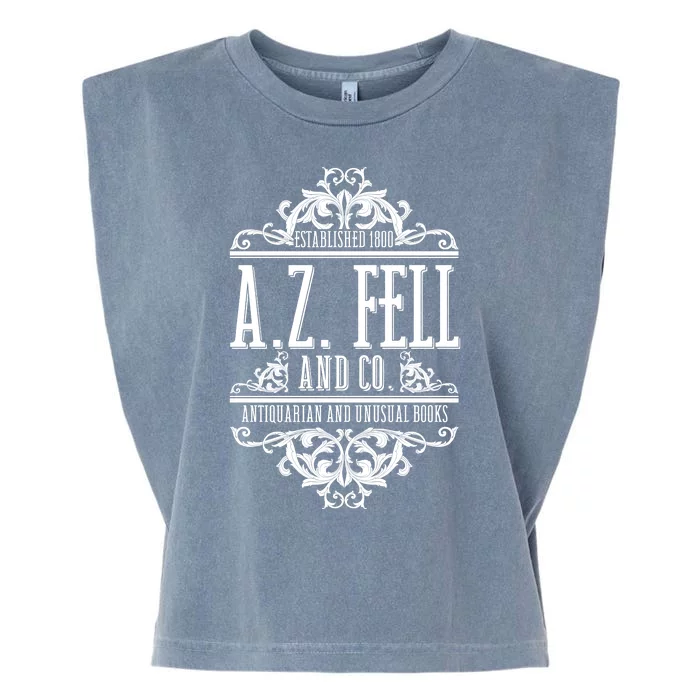 Vintage Az Fell And Co Antiquarian And Unusual Books Garment-Dyed Women's Muscle Tee