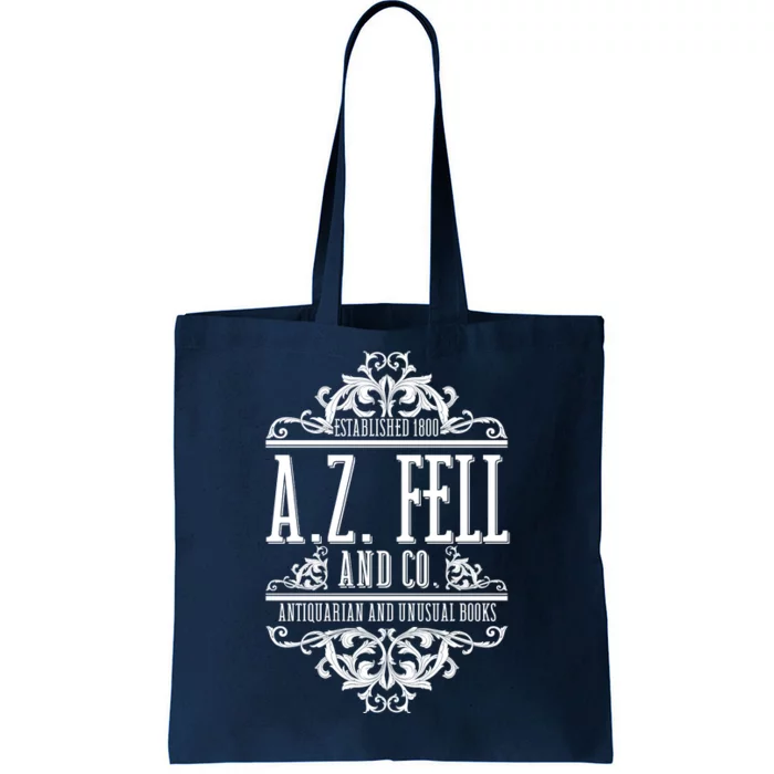 Vintage Az Fell And Co Antiquarian And Unusual Books Tote Bag