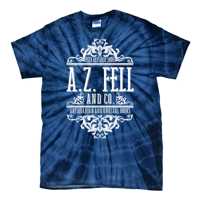 Vintage Az Fell And Co Antiquarian And Unusual Books Tie-Dye T-Shirt