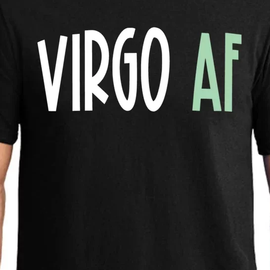 Virgo Af Funny Zodiac Birthday Gift Pajama Set