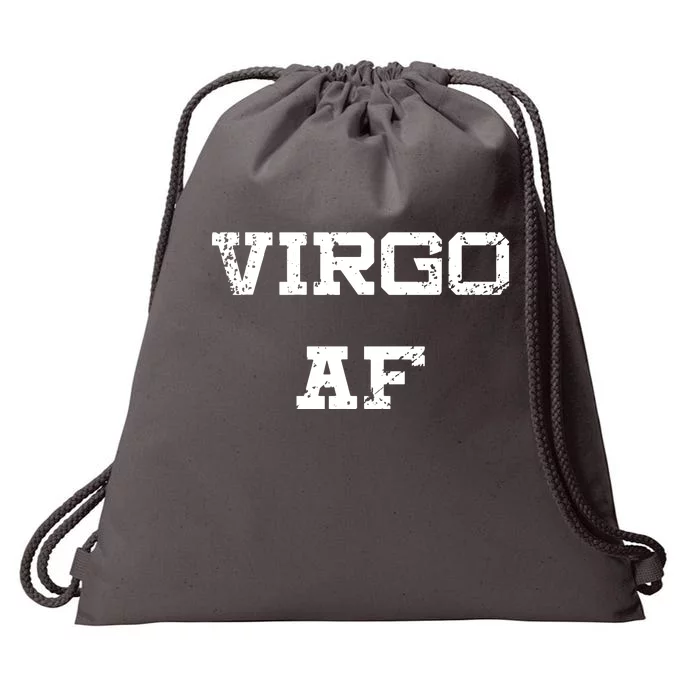 Virgo AF Funny Zodiac Sign Birthday Gift Drawstring Bag