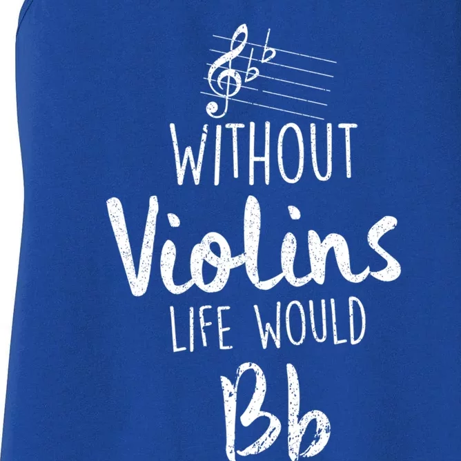 Violin Accessories For A Violinist Cute Gift Women's Racerback Tank