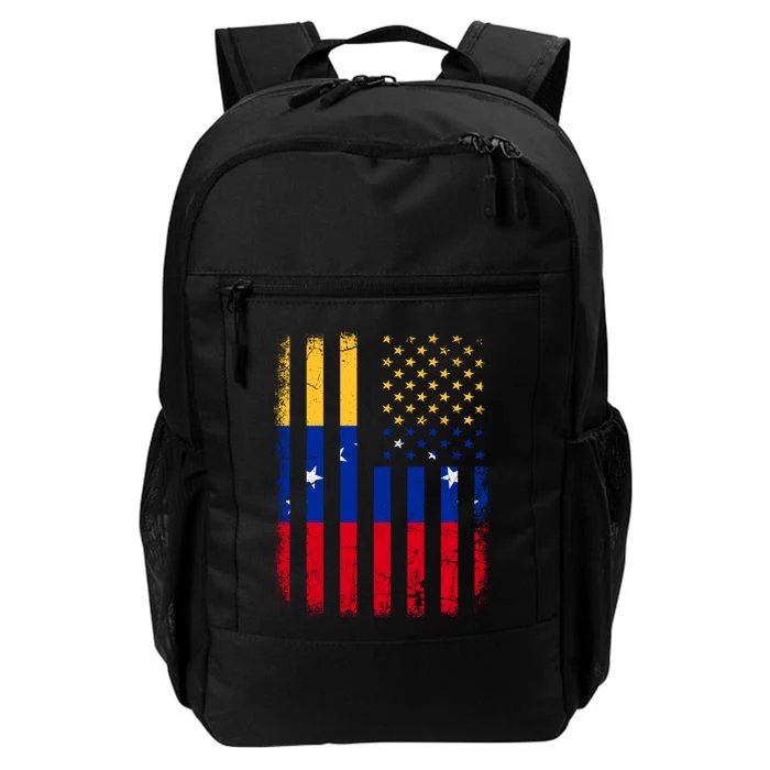 Venezuelan American Flag Venezuelan Roots Venezuela America Daily Commute Backpack