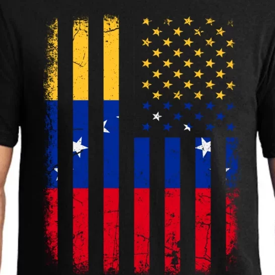 Venezuelan American Flag Venezuelan Roots Venezuela America Pajama Set