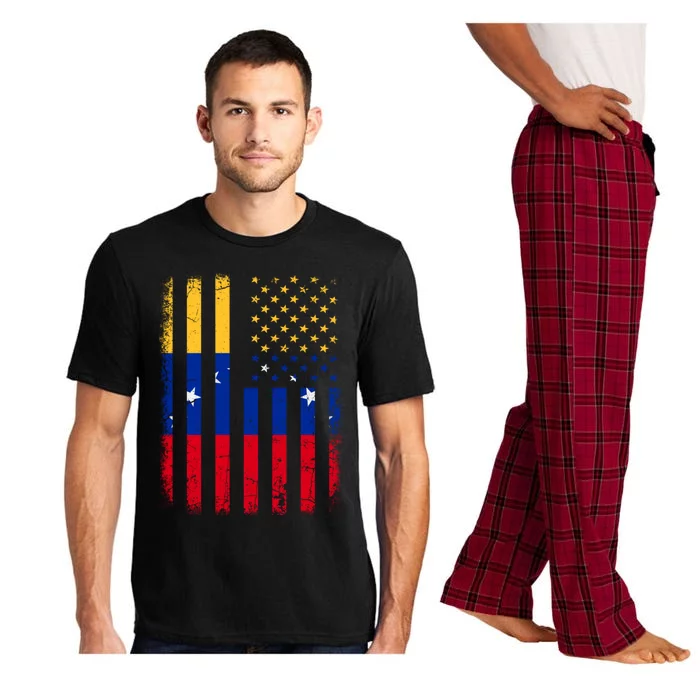 Venezuelan American Flag Venezuelan Roots Venezuela America Pajama Set