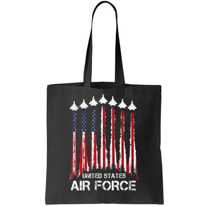 Veteran Air Force United States Patriotic 4th Of July Tote Bag