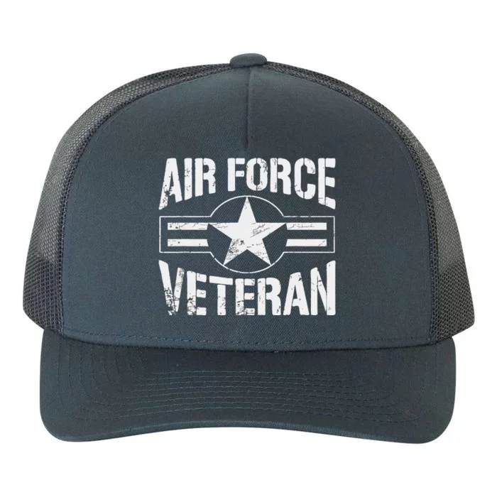 Vintage Air Force Veteran Tee Vintage USAF Veteran Yupoong Adult 5-Panel Trucker Hat