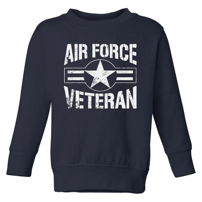 Vintage Air Force Veteran Tee Vintage USAF Veteran Toddler Sweatshirt