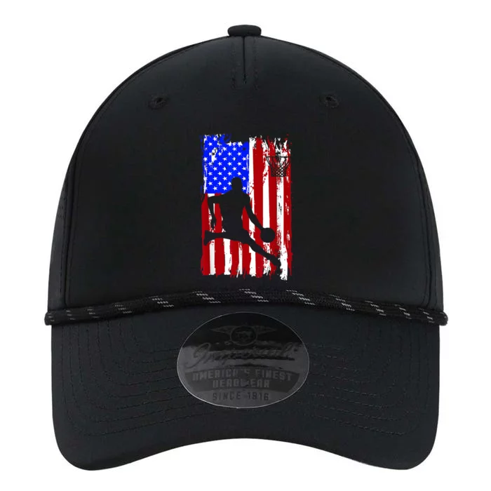 Vintage American Flag Basketball Performance The Dyno Cap