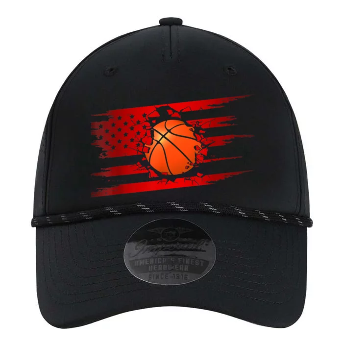 Vintage American Flag Basketball Performance The Dyno Cap