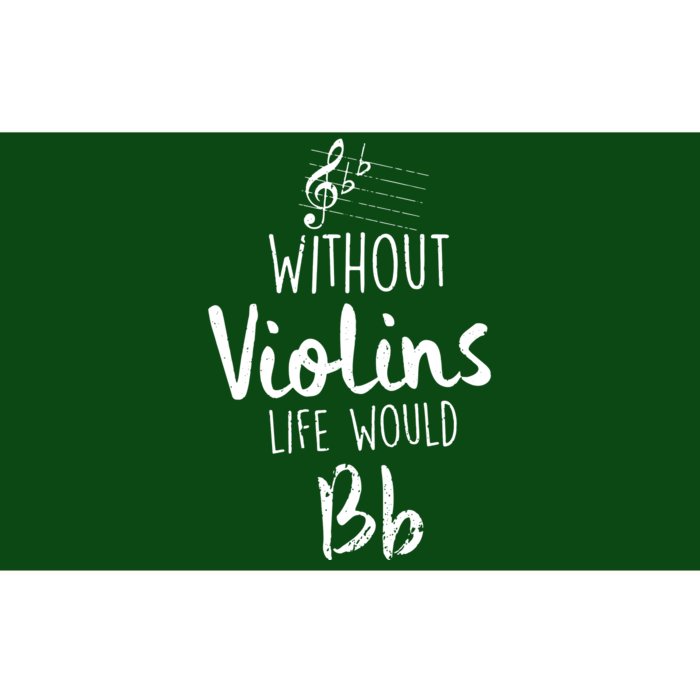 Violin Accessories For A Violinist Bumper Sticker