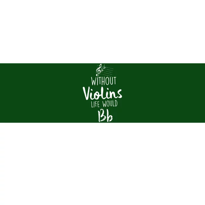 Violin Accessories For A Violinist Bumper Sticker