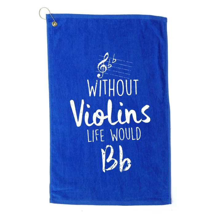 Violin Accessories For A Violinist Platinum Collection Golf Towel