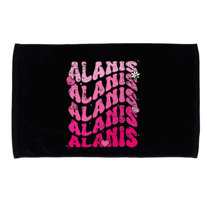 Vintage Alanis First Name I Love Alanis Microfiber Hand Towel