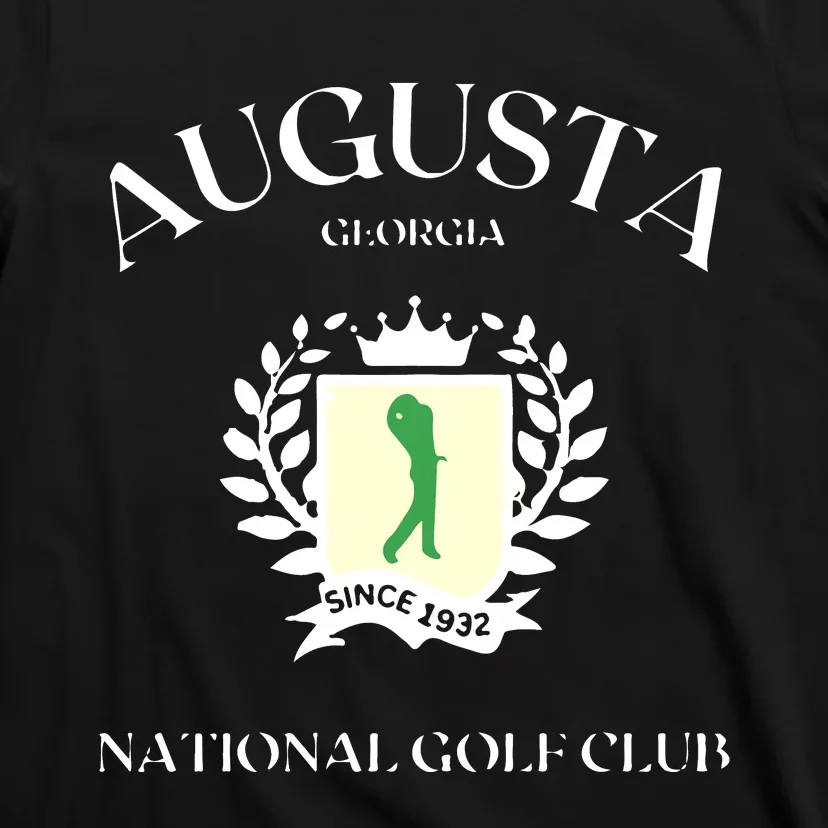 Vintage Augusta Georgia National Golf Club With Golfer T-Shirt