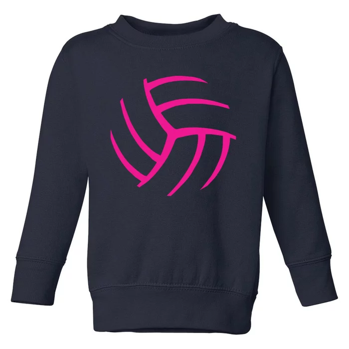 Volleyball Apparel Graphic Design For Toddler Sweatshirt