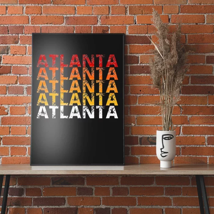 Vintage Atlanta Georgia Poster