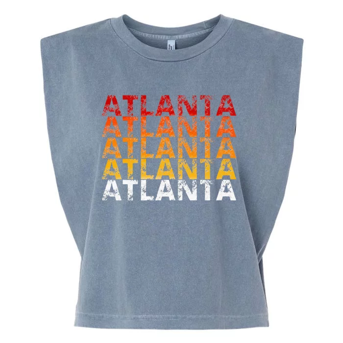 Vintage Atlanta Georgia Garment-Dyed Women's Muscle Tee