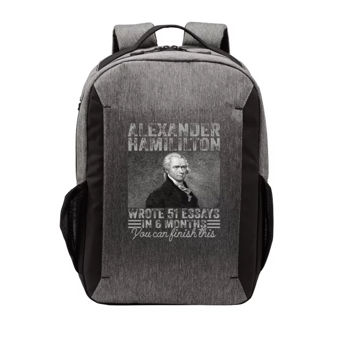 Vintage Alexander Hamilton Wrote 51 Essays In 6 Months Vector Backpack