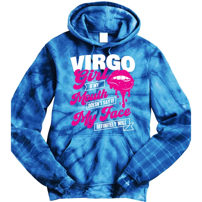 Virgo Astrology Horoscope Symbol Zodiac Sign Gift Tie Dye Hoodie