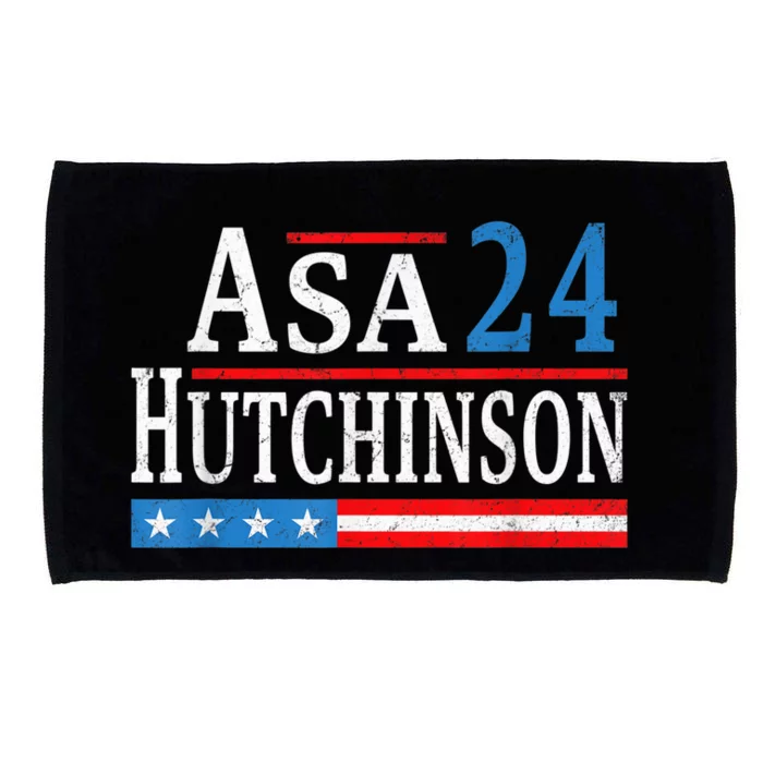 Vintage Asa Hutchinson 2024 For President Election Campaign Microfiber Hand Towel